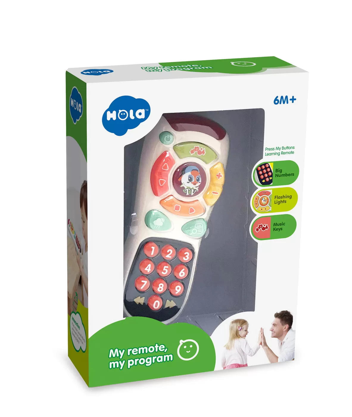 Jucării interactive bebeluși - Prima mea telecomanda muzicala