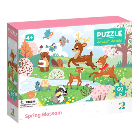 Jucării și Jocuri pentru copii - Primavara in flore, puzzle 60 piese, varsta 4-9 ani