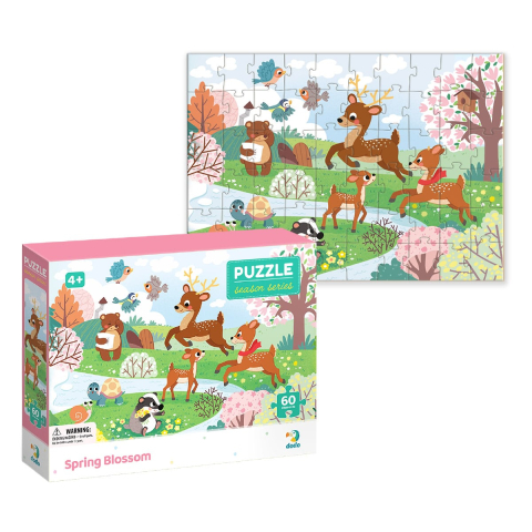 Primavara in flore, puzzle 60 piese, varsta 4-9 ani [3]