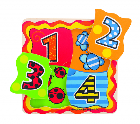 Jucării și Jocuri pentru copii - Primul meu puzzle - numere