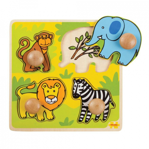 Jucării și Jocuri pentru copii - Primul meu puzzle - Safari
