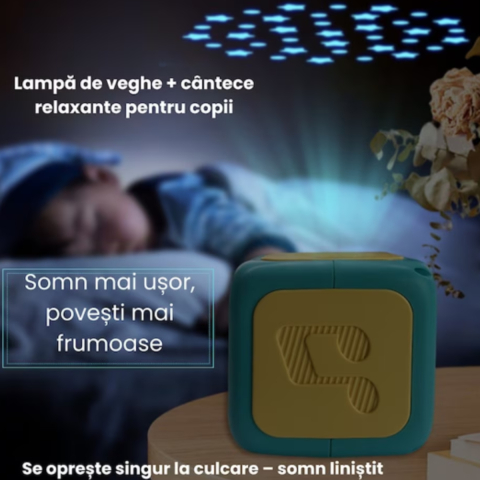 Proiector cu povesti pentru copii, narare in limba Romana si oprire automata [3]