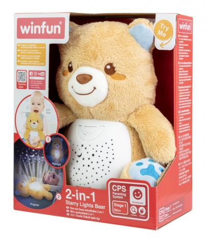 Proiector si lampa de veghe ursulet pentru bebelusi, winfun, varsta de la 0 luni la 2 ani [1]