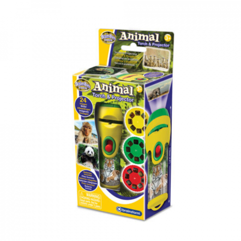 Camera copilului - Proiector tip lanterna - Animalute salbatice