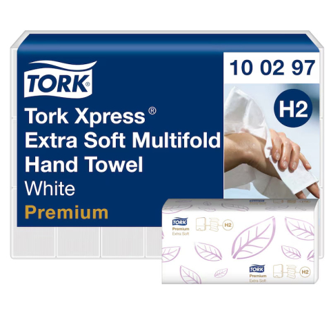 Prosoape hartie albe in z 2str 100/set 21set/cut tork xpress extra soft [1]