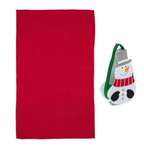 Prosop de bucatarie cu gentuta snowman [1]