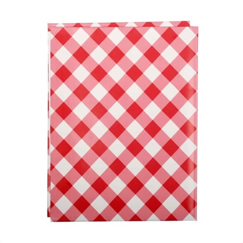 Protectie banca scolara pentru ora de desen, protectie masa, musama, 65 x 50 cm, rosie [1]
