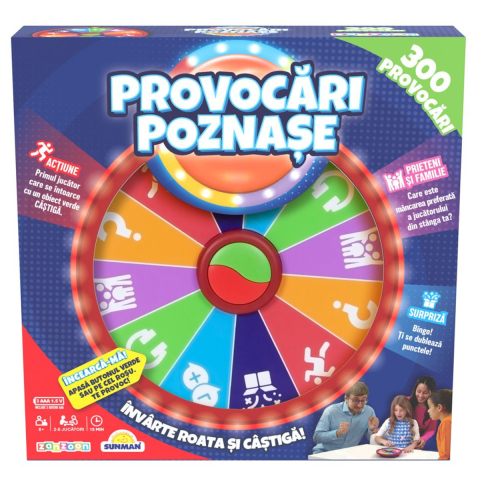 Jucării și Jocuri pentru copii - Provocari poznase, Joc de societate