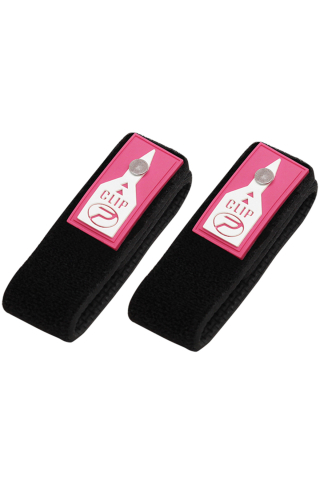 Accesorii pescuit - PROX Line Stopper Rod Belt Black and Pink 20 x 2.5cm