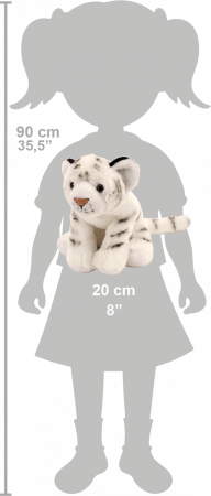 Pui de Tigru Alb - Jucarie Plus Wild Republic 20 cm [2]
