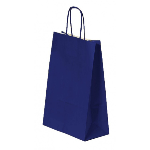 Birotică și Papetărie - Punga cadou Colorarte 93933 / 93990, A4, 22x31x10cm, 90g/mp, bleumarin, manere din hartie rasucita