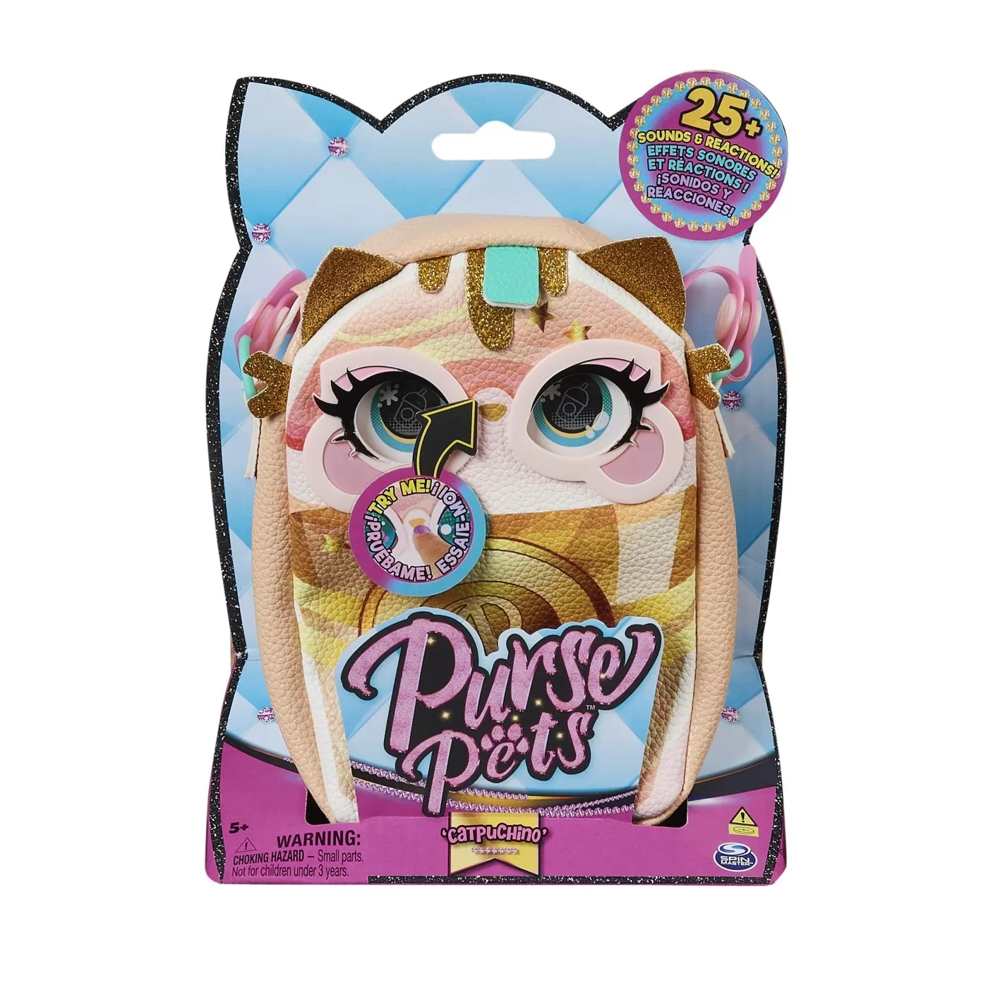 Jucării și Jocuri pentru copii - Purse pets bag trendy treats pisicuta catpuchino, varsta de la 5 ani la 12 ani