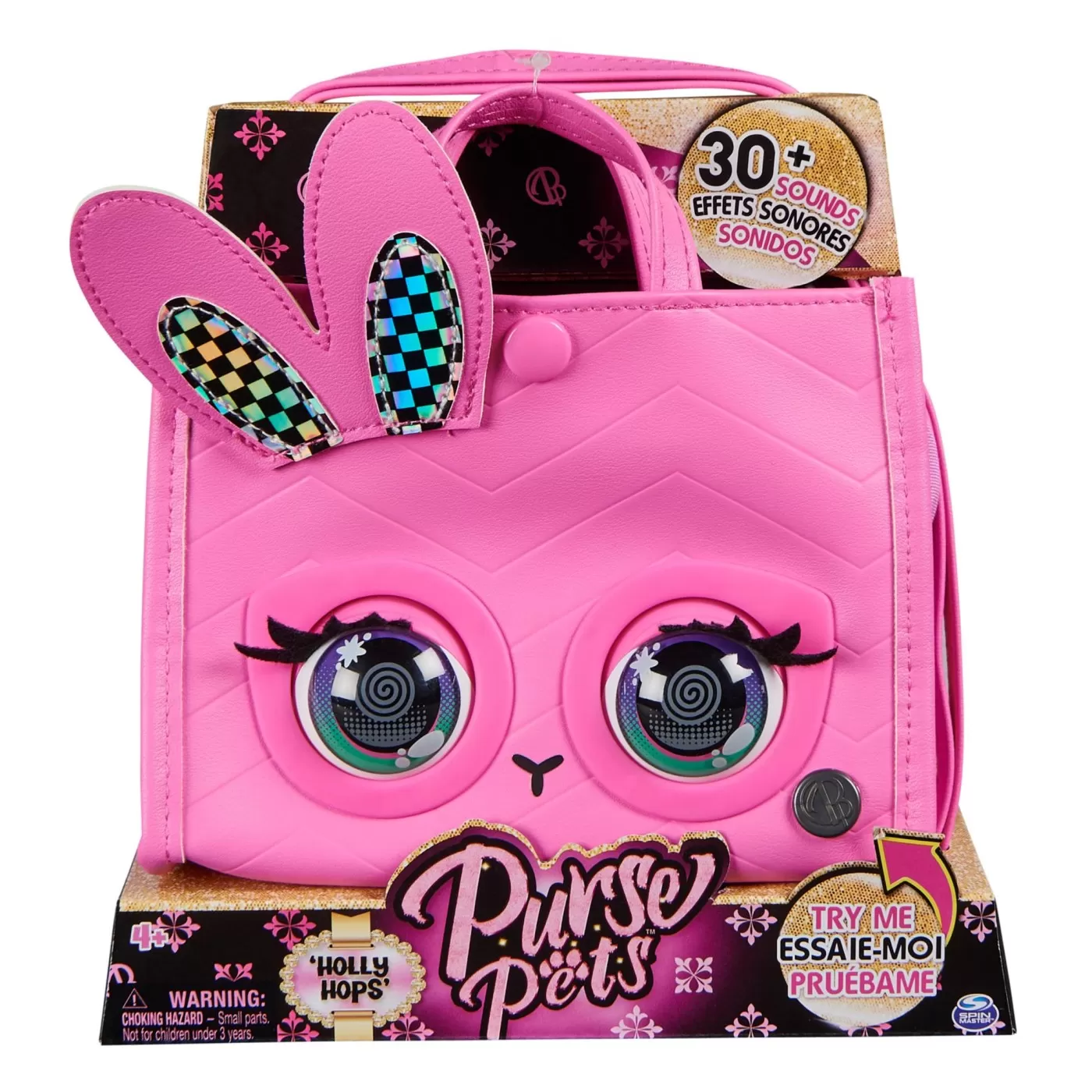 Jucării și Jocuri pentru copii - Purse pets geantuta tote interactiva holly hops, varsta de la 5 ani la 12 ani