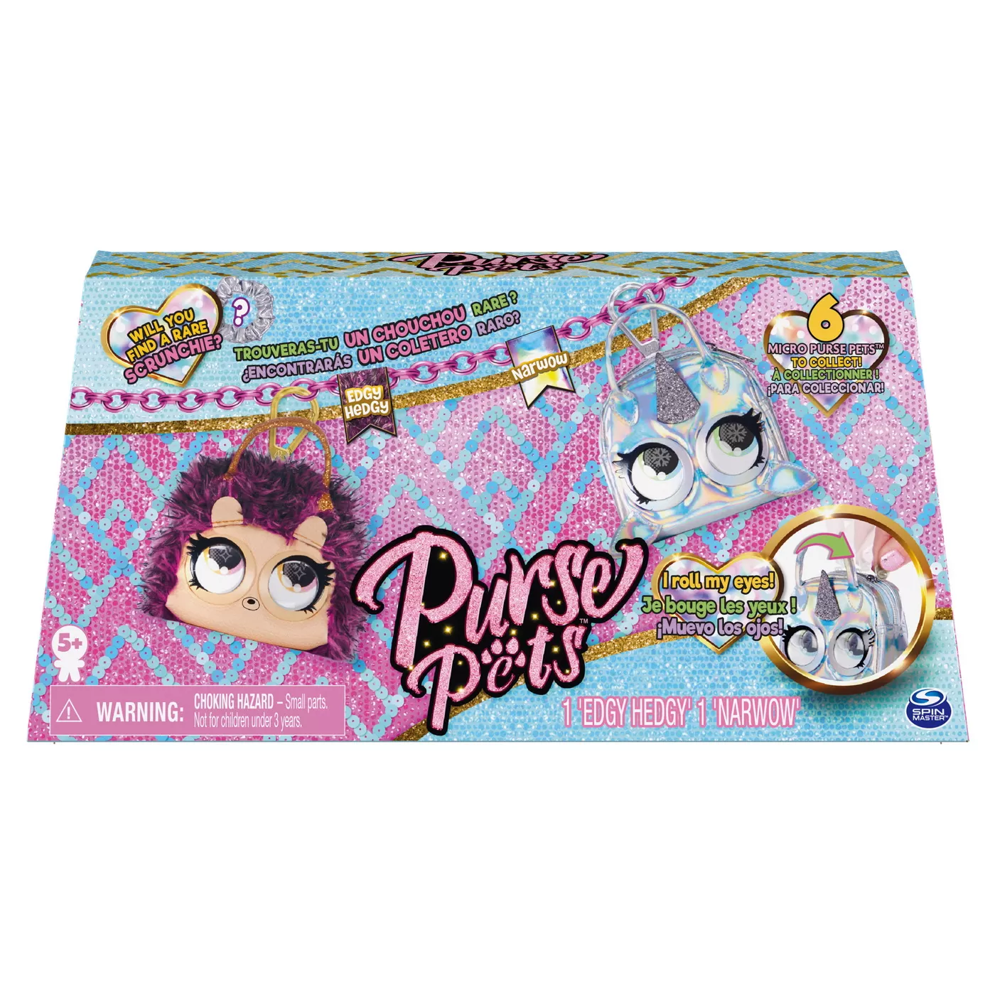 Jucării și Jocuri pentru copii - Purse pets gentute micro edgy hedgy si narwow
