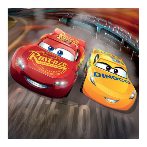 Puzzle 3 in 1 - Cars 3: Cursa cea mare (3 x 55 piese) [1]