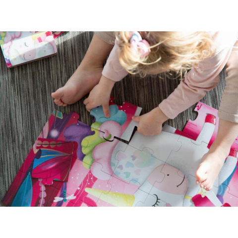 Puzzle (30 piese) cu carte - Unicorn [5]