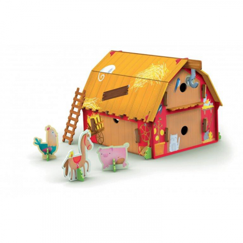 Jucării și Jocuri pentru copii - Puzzle 3D - Ferma vesela