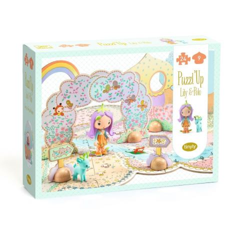 Jucării și Jocuri pentru copii - Puzzle 3D Lily Tinypuzz, Djeco pentru Fata varsta 3 - 6, 6 - 9