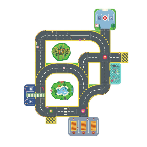 Puzzle 3D Orasul gigantic, Djeco Baiat, varsta 3 - 6 ani, 6 - 9 ani [4]