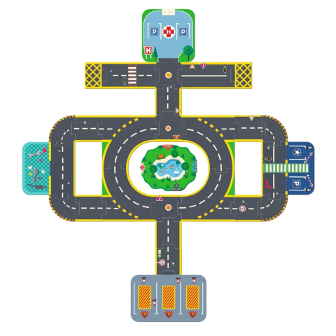 Puzzle 3D Orasul gigantic, Djeco Baiat, varsta 3 - 6 ani, 6 - 9 ani [3]