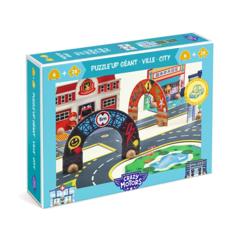 Jucării și Jocuri pentru copii - Puzzle 3D Orasul gigantic, Djeco Baiat, varsta 3 - 6 ani, 6 - 9 ani