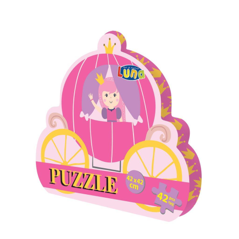 Jucării și Jocuri pentru copii - Puzzle 42 piese 42x42cm Trasura Luna