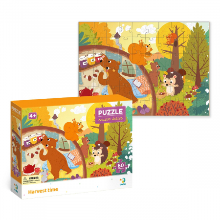 Puzzle 60 de piese, Recolta de toamna, 4-7 ani [3]
