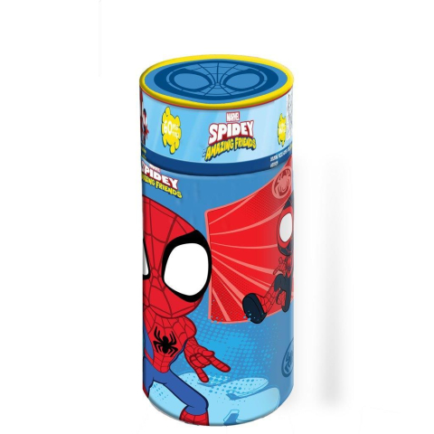 Jucării și Jocuri pentru copii - Puzzle 60 piese in tub 48x33cm Spidey Luna