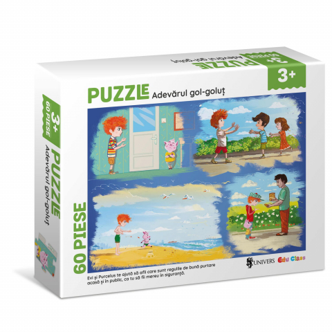 Jucării și Jocuri pentru copii - Puzzle - Adevarul gol-golut (60 piese)