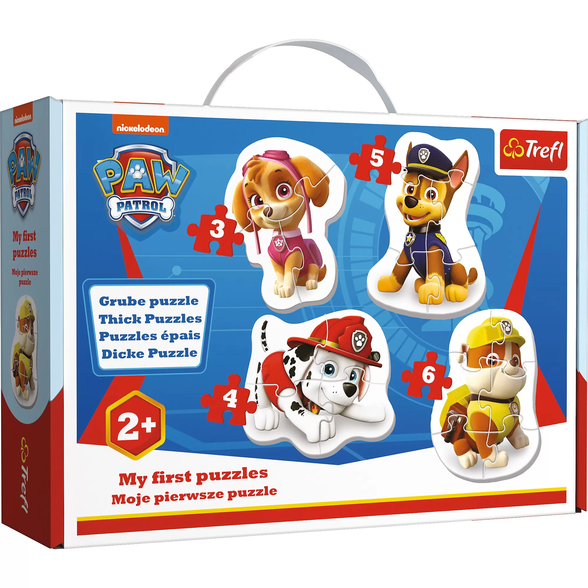Jucării și Jocuri pentru copii - Puzzle baby clasic skye marshall chase si rubble 18 piese