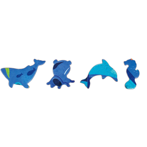 Puzzle - Balena cu cocoasa cu piese tematica ocean, 200 piese, copii varsta 8 ani+ [8]