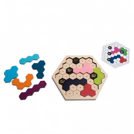 Puzzle Beezz, puzzle din lemn cu provocari, 7+ ani [1]