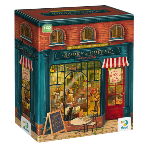 Jucării și Jocuri pentru copii - Puzzle Bookstore, 300 piese, varsta 8+ ani