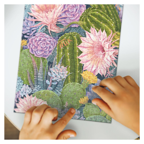 Puzzle Botany, Cactusi si Suculente, 400 piese, varsta 8+ ani [2]
