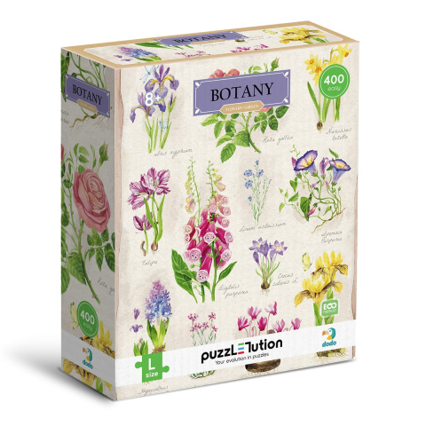 Jucării și Jocuri pentru copii - Puzzle Botany, Flowers Garden, 400 piese, copii varsta 8+ ani