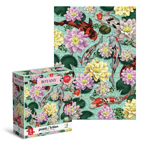 Puzzle Botany, Lotus Flowers, 350 piese, copii varsta 8+ ani [3]