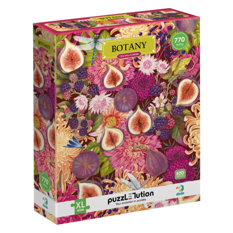 Jucării și Jocuri pentru copii - Puzzle Botany, Smochine si Flori, 770 piese, varsta 8+ ani