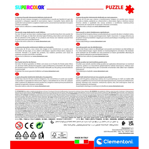 Puzzle carton 2in1 60 piese Clementoni Supercolor - Avengers - set 2x, 21605 / 434850, 5+ ani [2]