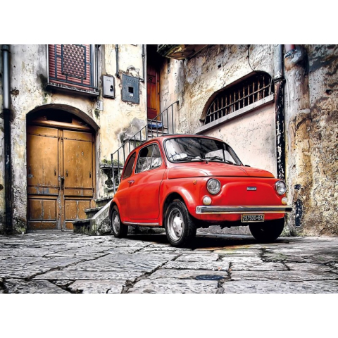 Puzzle carton 500 piese Clementoni High quality - Fiat 500 clasic, 30575, 10+ ani [1]