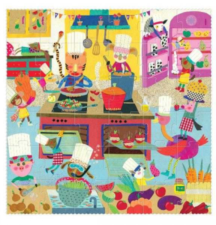 Puzzle cu 36 piese, Bucatarul priceput, pentru copii, varsta 3 - 6 ani, Baiat, Fata [1]