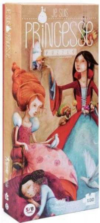 Puzzle cu printese, 100 piese, pentru copii cu varsta peste 5 ani, varsta 3 - 6, 6 - 9 ani, Fata [1]