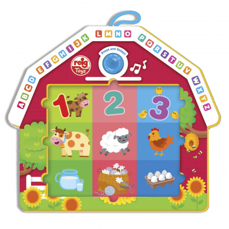 Puzzle cu sunete - Animale de la ferma, 9 piese din spuma EVA [2]