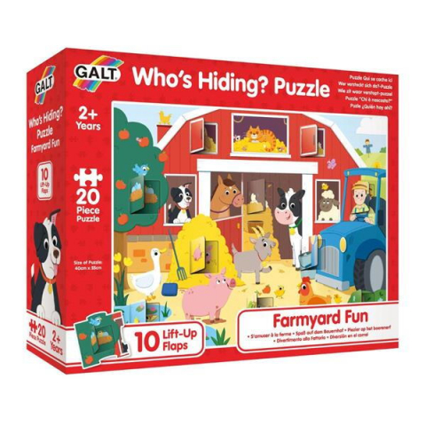 Puzzle cu surprize - Distractie la ferma (20 piese) [1]
