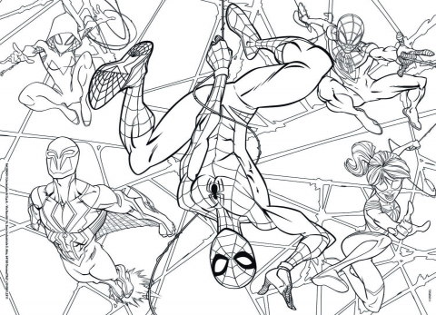 Puzzle de colorat - Spiderman (60 de piese) [2]