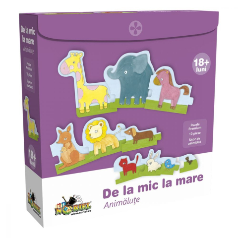 Jucării și Jocuri pentru copii - Puzzle De la mic la Mare  Noriel 10 piese 