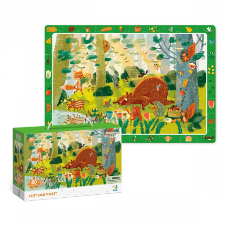 Puzzle de observare, Padurea fermecata, 80 piese, 5-10 [3]