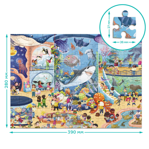 Puzzle - Delfinariu (150 piese) [3]