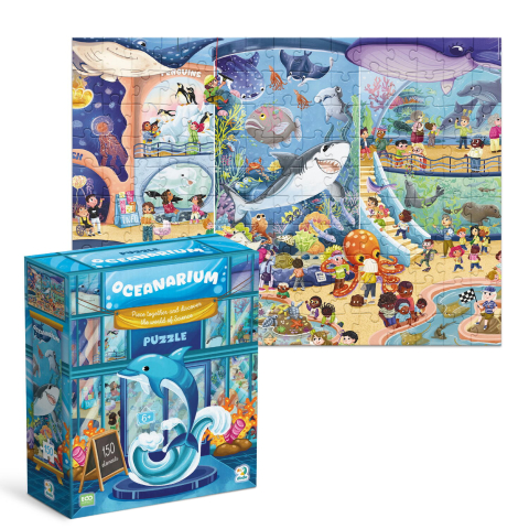 Jucării și Jocuri pentru copii - Puzzle - Delfinariu (150 piese)