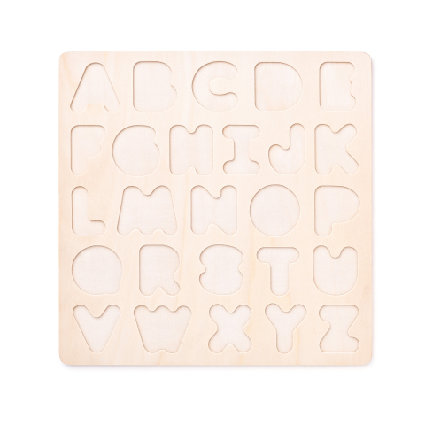 Puzzle din lemn - Alfabet, copii varsta 3 ani+,6 ani+,8 ani+ [1]