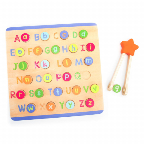 Puzzle din lemn - Litere & sunete in lb. engleza [1]